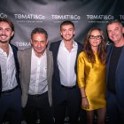 La familia Ruiz Salmerón con Enrique Tomás.