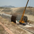 Las obras del AVE en el tramo de Pulpí a Vera.