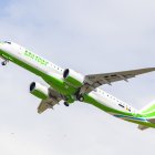 Un modelo Embraer como en el que viajarán los pasajeros almerienses.