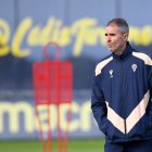 Gaizka Garitano, entrenador del Cádiz.