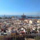 Vista de la ciudad de Almería desde la Alcazaba.