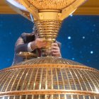 Preparación del bombo antes de la celebración del Sorteo de Navidad 2024.