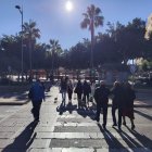 La capital amanece tranquila el día de Navidad.