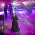 Niña Pastori, durante su actuación el viernes en el Maestro Padilla. Foto: JA Holgado.