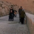 Una excursión de personas con discapacidad encontró dificultades para acceder al monumento.