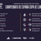 Así quedan los emparejamientos de octavos de Copa, que se celebrarán la semana que viene.