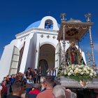 Llegada de la imagen de la Virgen del Mar a la ermita de Torregarcía en enero de 2024.