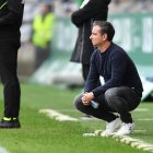 Jandro Castro finaliza su etapa en el Cartagena después de 16 jornadas de Liga al frente.