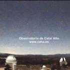 Imagen obtenida de las cámaras del observatorio almeriense.