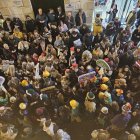 El centro de Almería, lleno con el Heraldo Real.