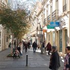 Primer día de rebajas en Almería.