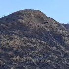 Zona afectada por el incendio en el paraje El Saltador Alto de Carboneras. / FOTO: Infoca