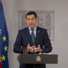 El presidente de la Junta de Andalucía, Juan Manuel Moreno Bonilla.