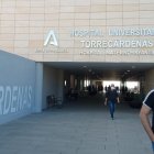 Una de las fachadas del Hospital Universitario Torrecárdenas.