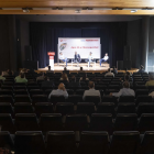 Foto de archivo del auditorio del PITA en una charla pasada.