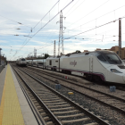 Imagen de archivo del primer día que el Alvia llegó a Almería hace un mes.