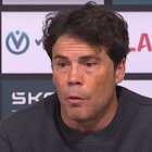 Rubi analizando la derrota del Almería en el Carlos Belmonte después de 14 jornadas invicto.