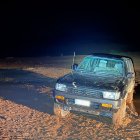 Zona en la que tuvo lugar el rescate del vehículo y su conductor en Berja.