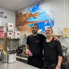 Rubén Requena, junto a su tío y hermano de Joaquín, Antonio Requena.