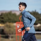 Selvi Clua entrenó este domingo en el campo Anexo.