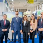 La delegación roquetera en la presentación de Roquetas de Mar Ciudad Gastronómica 2025 en Berlín.