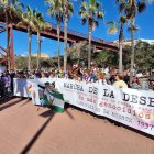 Llegada a Almería de La Desbandá 2024, en el Parque de las Almadrabillas.