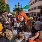 Ambiente del Día de la Naranja en Gádor este domingo.