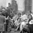 Almería, 12 de febrero de 1937, la Desbandá en las calles de Almería.
