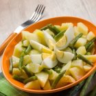 Ensalada de patata y judias verdes.