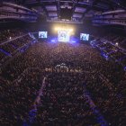 Aspecto días atrás del Wizink Center durante la actuación de Fermín Muguruza.