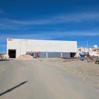 Futuras instalaciones de Consum en Albox durante las obras de construcción.