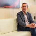 José María Martín, fotografiado esta semana en su despacho en la sede provincial del PSOE de Almería.