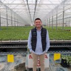 Jesús Crespo, gerente de la empresa en las instalaciones del Semillero Los Crespos.