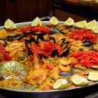 Paella de marisco.