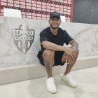 Luis Suárez con LA VOZ y Cadena SER en la sala de prensa del Estadio Mediterráneo.