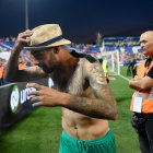 Samu Costa, el día del ascenso a Primera en Leganés.