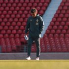 Un entrenador perdido sin dar con una alineación que le gane partidos.