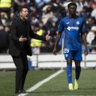 Coba fue protagonista de la victoria del Getafe ante el Atlético de Madrid.