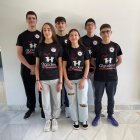 Equipo de alumnos del IES Ciudad de Dalías responsable de la construcción de DaliSat.