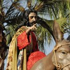 Detalle del cartel de Semana Santa.