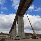Obras del AVE entre Almería y Murcia.
