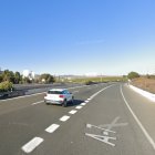 Kilómetro 692 de la Autovía del Mediterráneo a su paso por Antas.