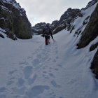 Alpinismo en el Corredor del Almirez, en Almería.
