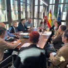 Reunión entre los hosteleros, la alcaldesa de Almería y la concejal de Urbanismo