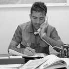 Alberto Benito en su etapa de director deportivo en el Cádiz.