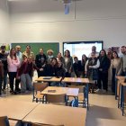 Foto de familia de una de las charlas.