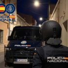 Vista de la operación policial en Pechina