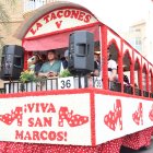 Carroza participante en la romería de San Marcos del año 2024.
