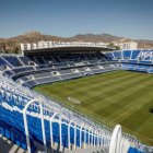 El campo de La Rosaleda se prepara para ser sede del Mundial.