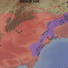Uno de los mapas presentes en la investigación sobre El Argar.